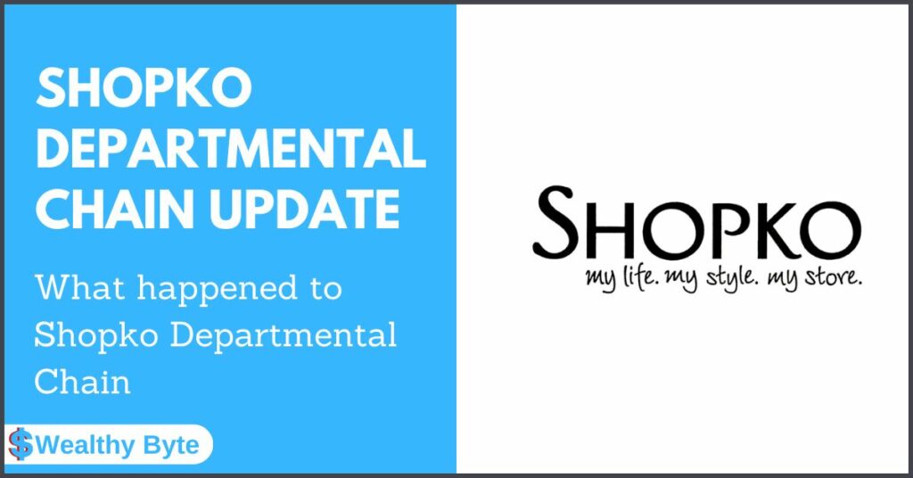 Shopko Departmental Chain Update