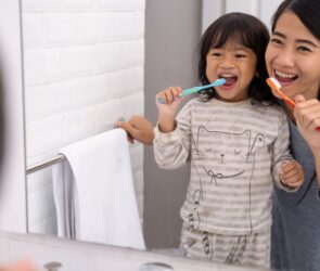 when teaching children to brush their teeth, we almost always use most-to-least prompting