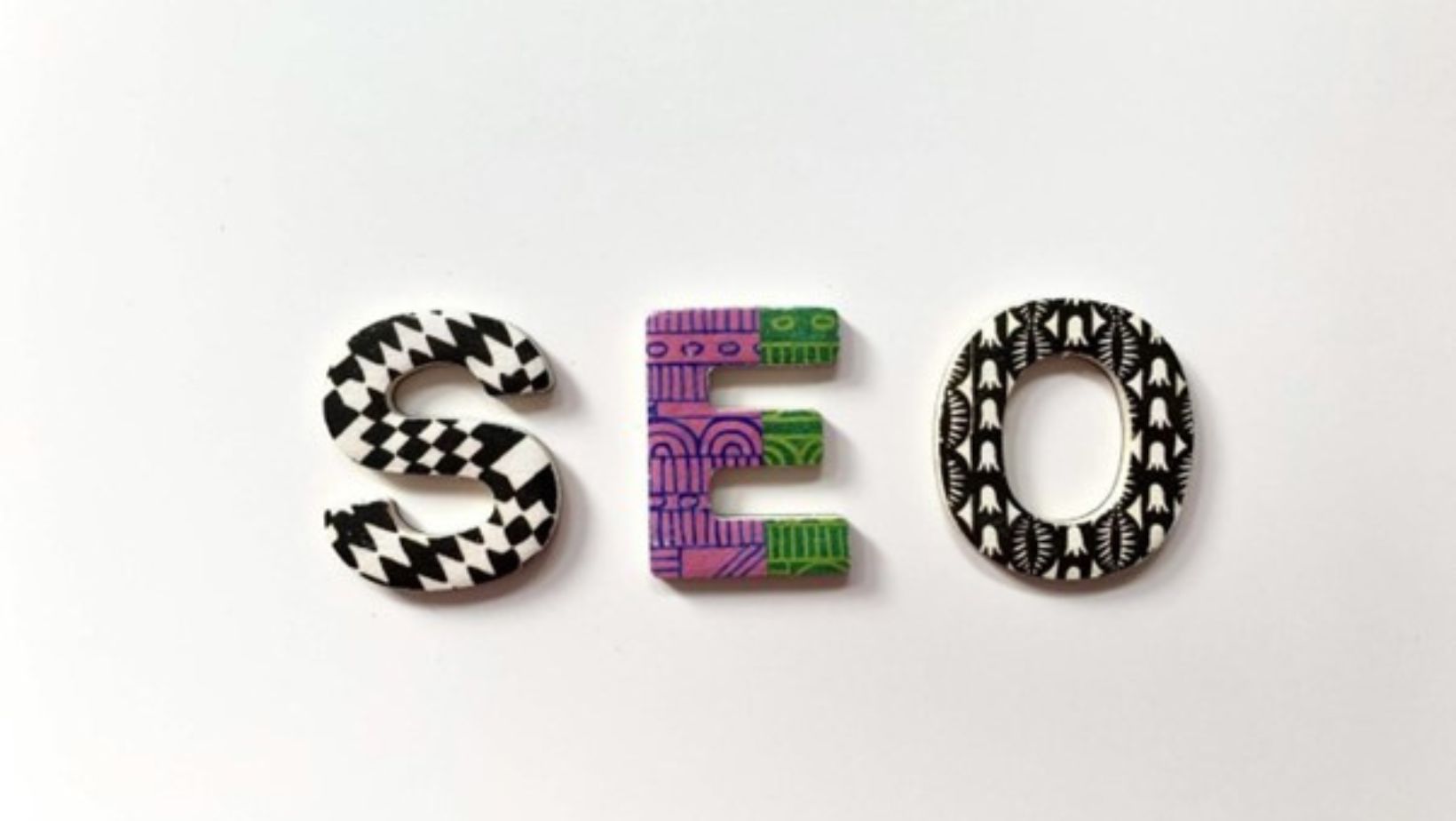 Stylized letters merged to form SEO.