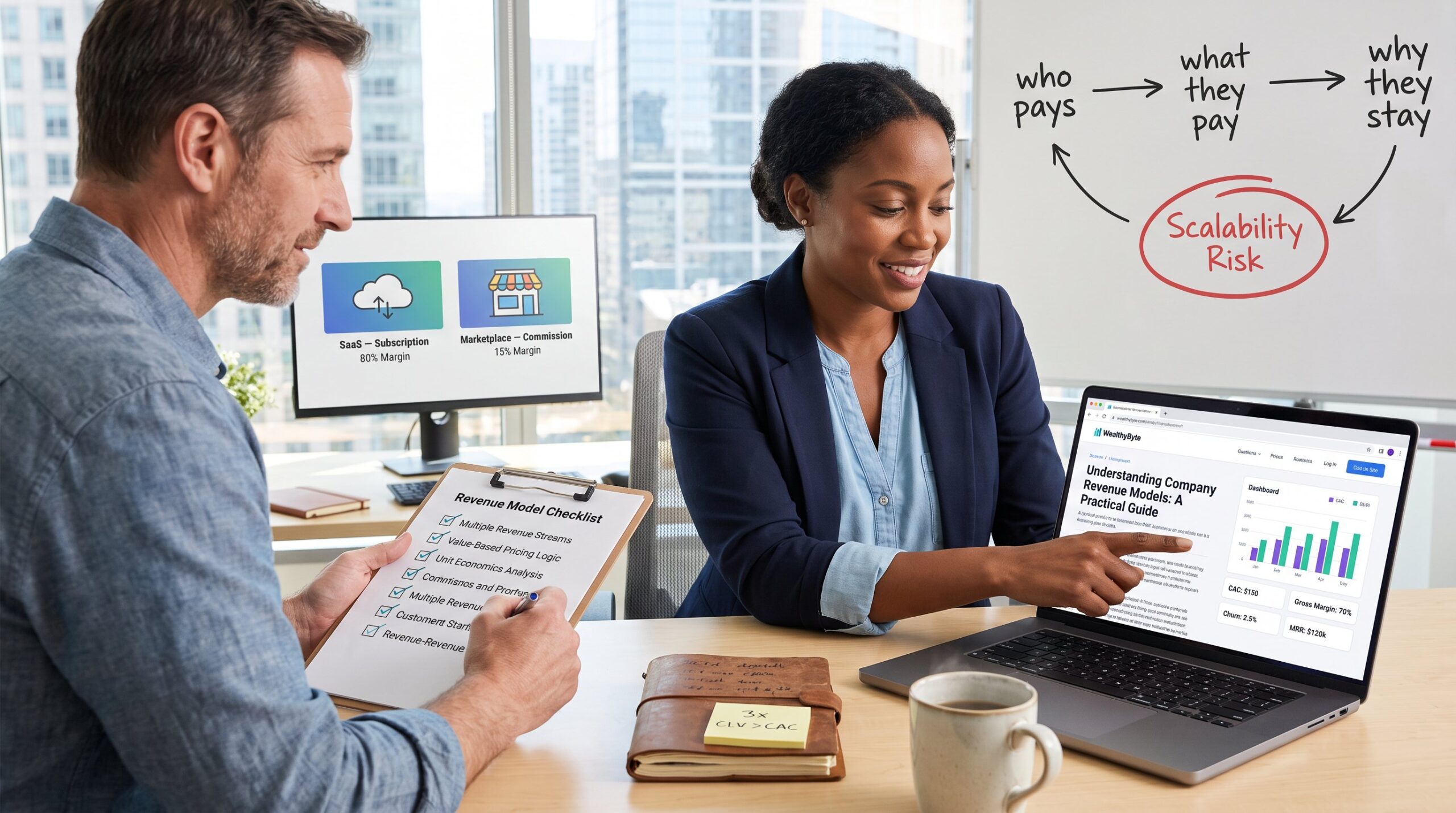 How WealthyByte Com Explains Company Revenue Models