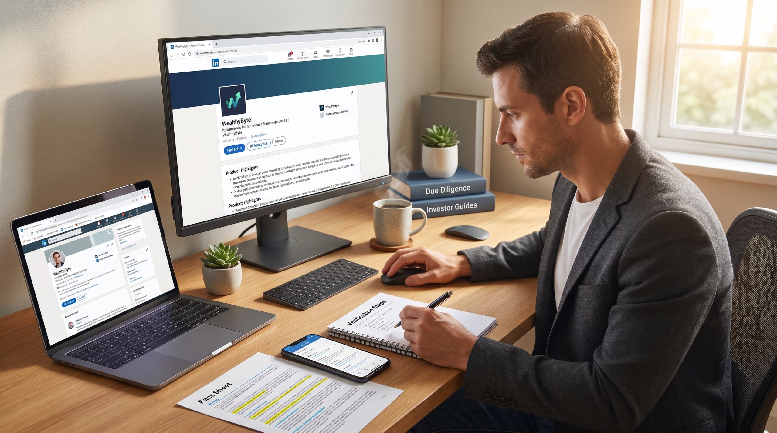 How to Research a Company Using WealthyByte Com